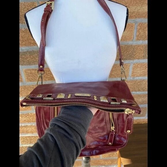 Rafe patent red handbag - Picture 8 of 16